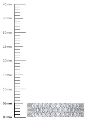 Diamond Three-Row Eternity Band (2 ct. t.w.) in Platinum, 14k White Gold, 14k Gold, or 14k Rose Gold