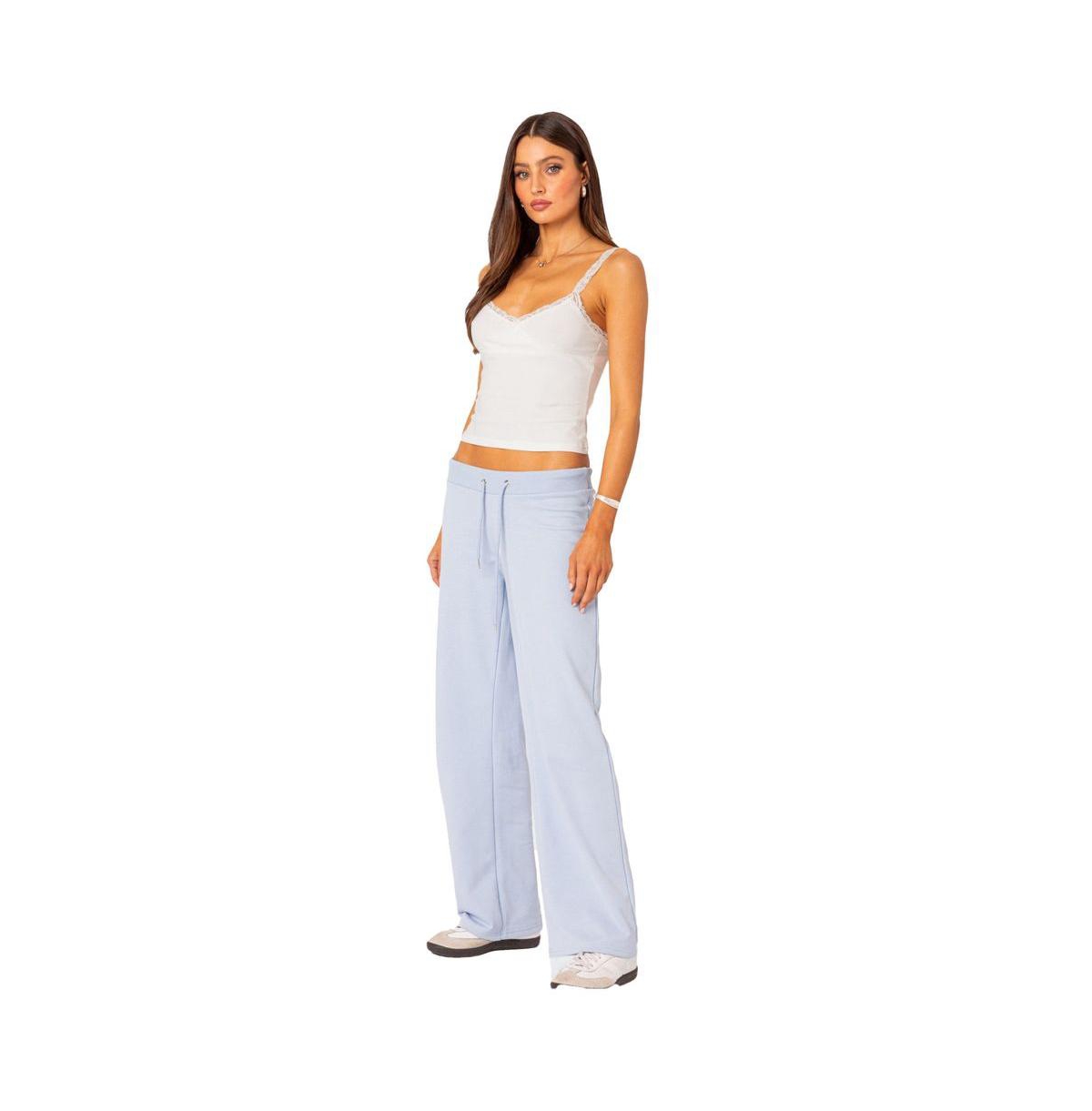 Edikted Women's Amilia Lace Trim Tank Top
