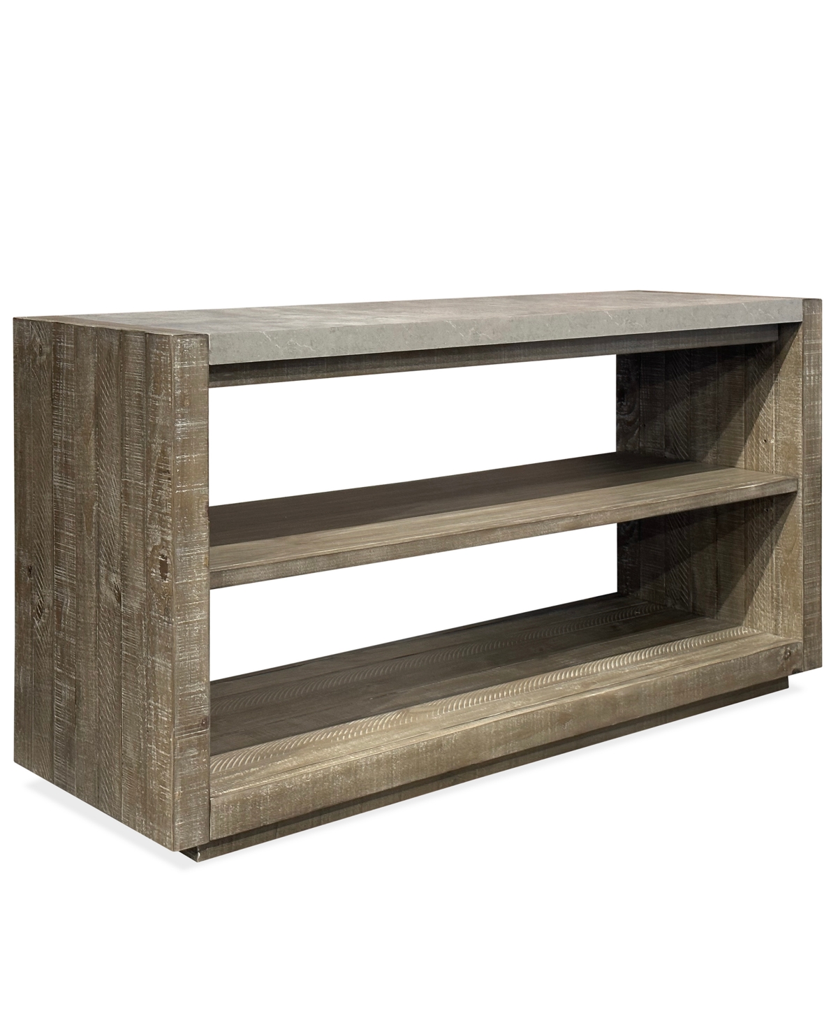 Macy's Intrigue 52" Wood Sofa Table In Hazelwood