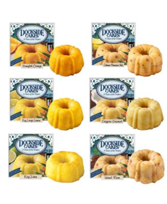 6 Pack Tropical Mini Bundt Cake Sampler