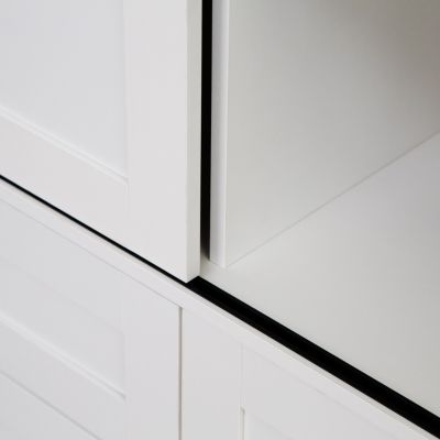 Tall Bedroom Armoire Wardrobe Closet with Barn Door