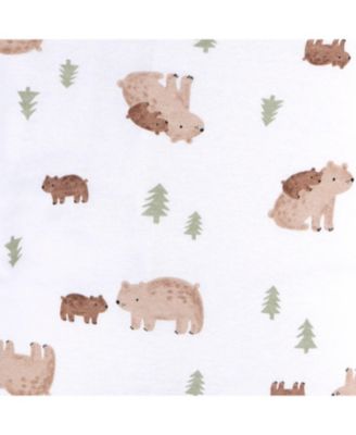 Baby Boys Gowns with Mitten Cuffs, 4-Pack