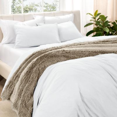 Ultra-Soft Sandwashed Duvet Cover & Sham Set, Full