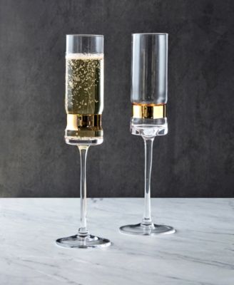 SoHo Champagne Flutes, Set of 2