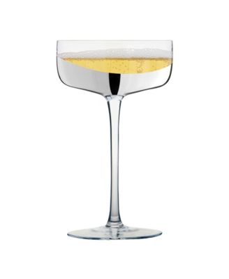 Wave Champagne Coupes, Set of 2