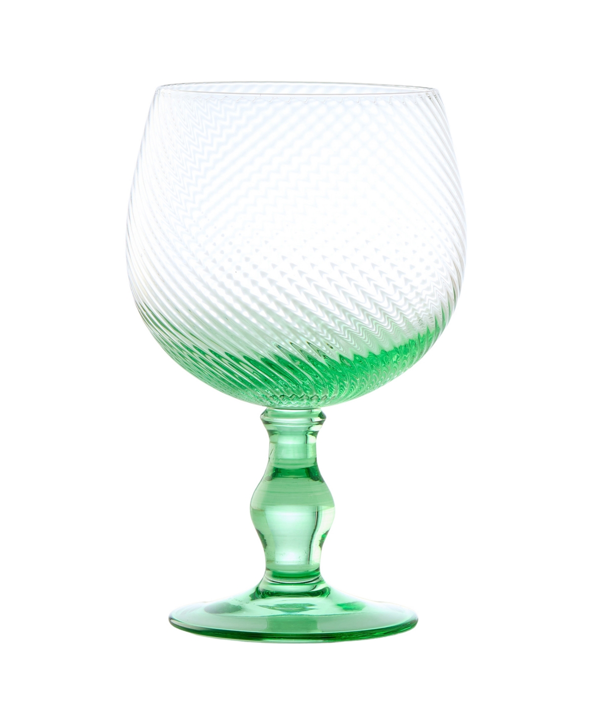 Anton Studio Designs Set Of 4 Swirl Gin Glasses In Multicolor