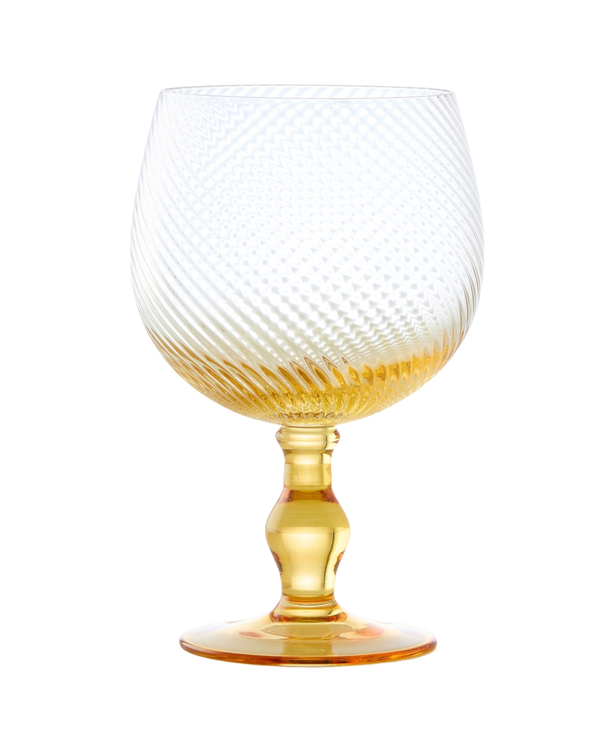 Anton Studio Designs Set Of 4 Swirl Gin Glasses In Multicolor