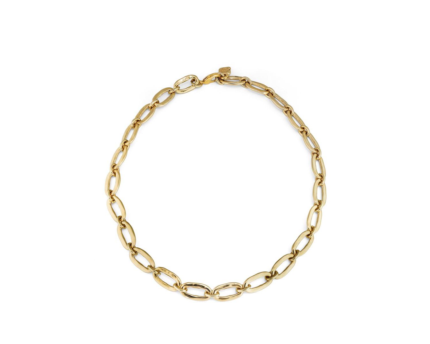 Link Shape Classic Carabiner Necklace