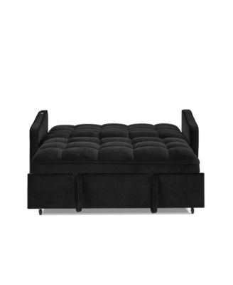 Streamdale Loveseat with Pull-out Bed, Adjustable Back & Pocket Arms