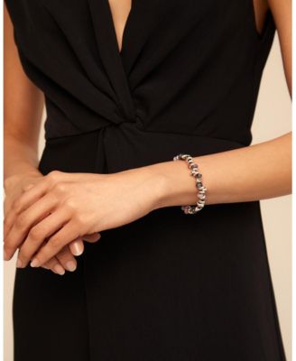 Sterling Silver Multicolor Glasses Bracelet