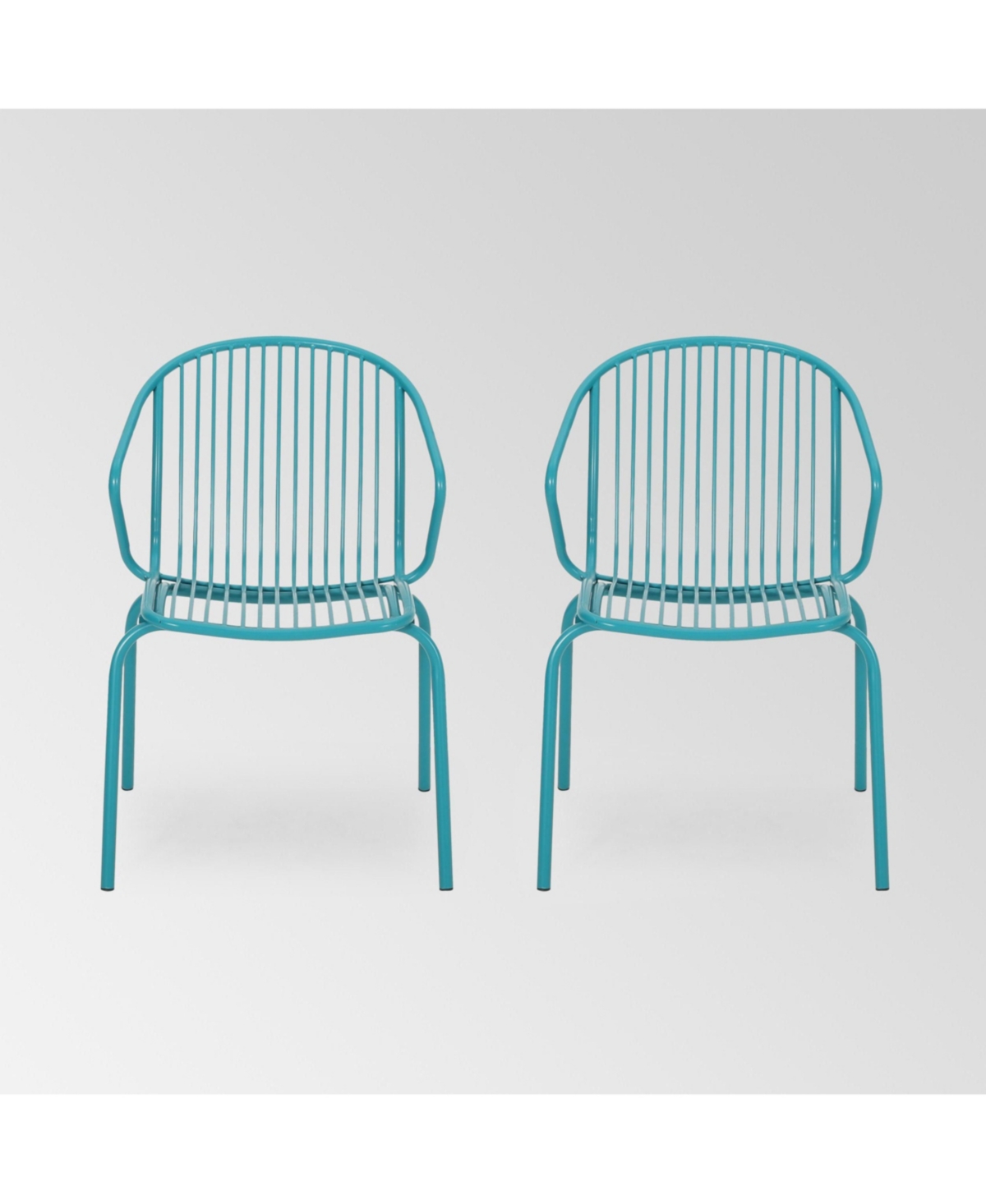 Streamdale Furniture Classic Parallel Line Outdoor Chairs Durable Comfort and Style