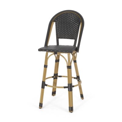 Streamdale Stylish and Durable Aluminum Barstool Set for Outdoor Enjoyment