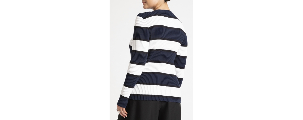 Eloquii Plus Size Hardware Detail Sweater