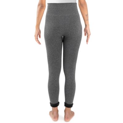 Women's Fur Lined Leggings, Black