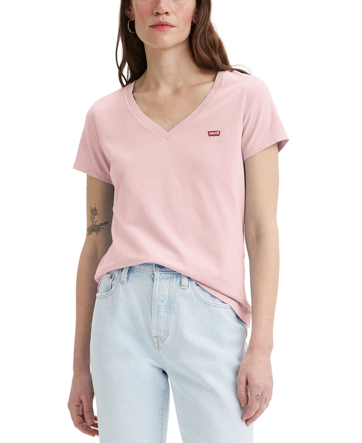 V neck levi's t shirt cheap