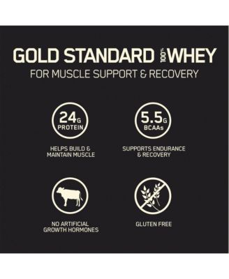 Optimum Nutrition, Gold Standard 100% Whey Protein Powder, 5 lb