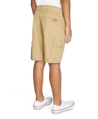 Little Boys Relaxed Fit Adjustable Waist Cargo Shorts
