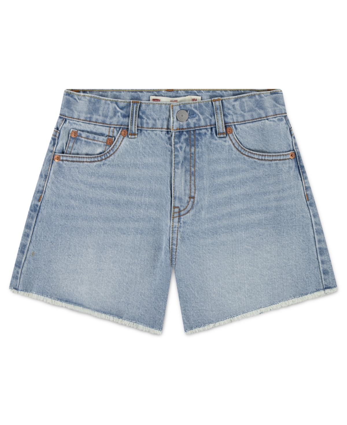 LEVI'S LITTLE GIRLS A-LINE SHORTS 