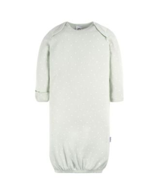 Baby Girls Gowns with Mitten Cuffs, 4-Pack