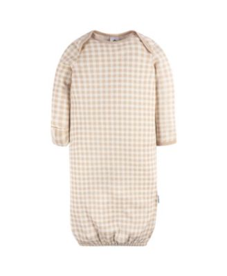 Baby Girls Gowns with Mitten Cuffs, 4-Pack