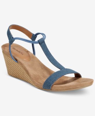 Women's Mulan Wedge Open-Toe Sandals, Created for Macy's
