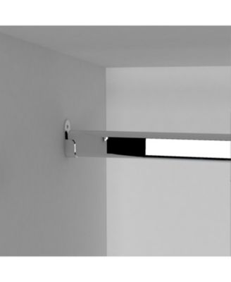 Kibo 6 Doors Armoire, One Drawer, Rod, Seven Interior Shelves, Black / White