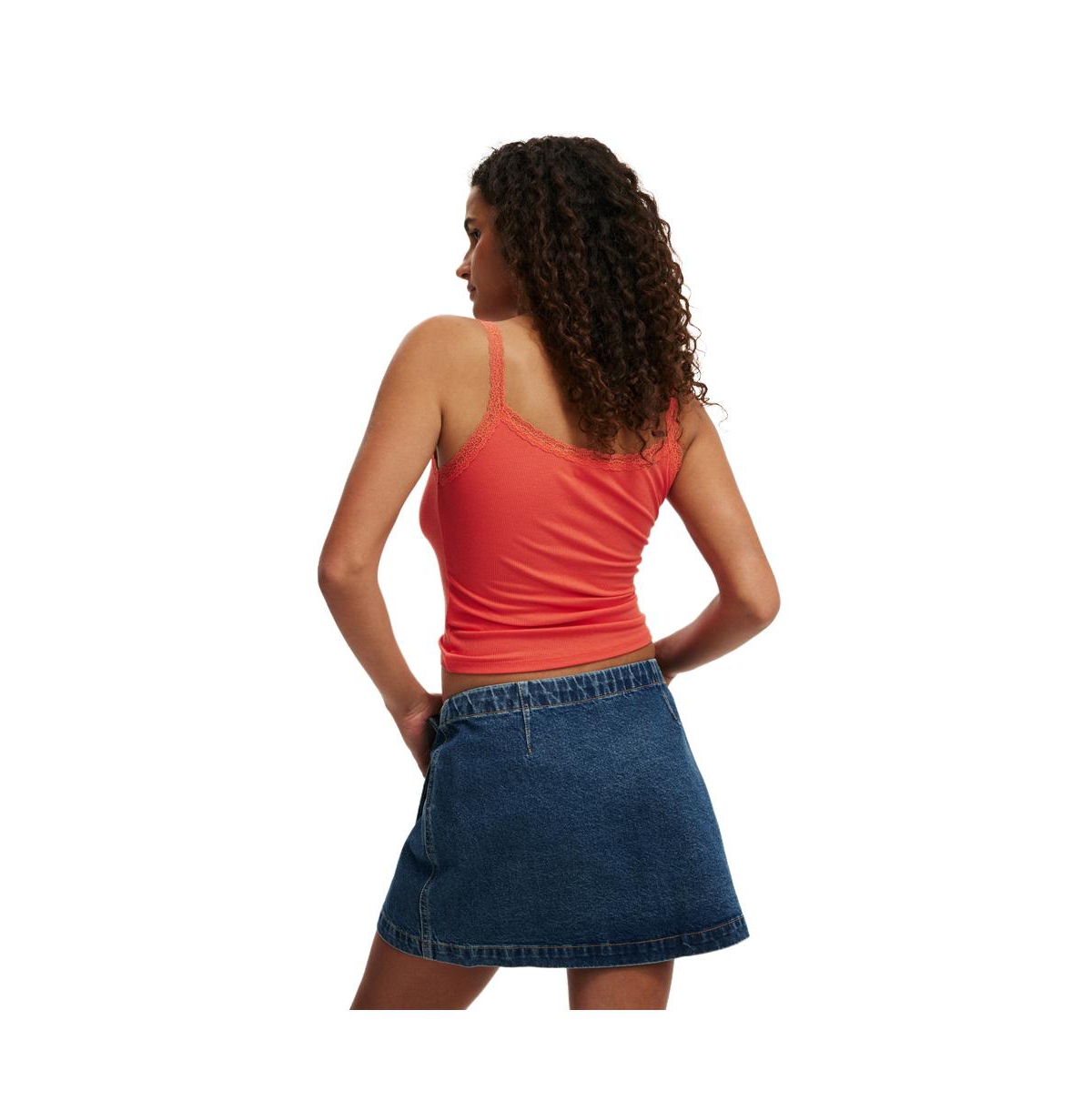 Women's Cotton On Wrapped Denim Mini Skirt