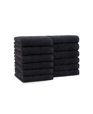 Family Essentials Washcloths (Pack of 12), 12x12, Cotton
