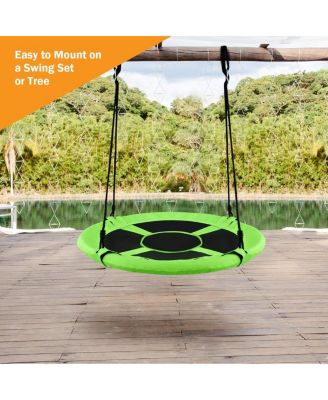 40 Inch Flying Saucer Tree Swing Indoor Outdoor Play Set