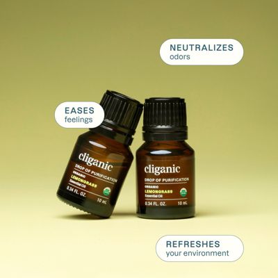 Organic Lemongrass Essential Oil - 10 ml