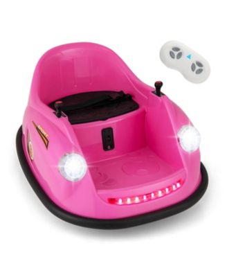 Ride on Bumper Car for Kids with Remote Control 360 Degree Spin LED Light