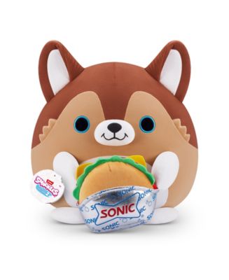 Snackles Large Wolf and Sonic Burger Soft Plush Toy - Macy's