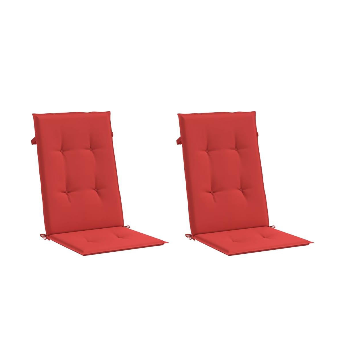 vidaXL Garden Highback Chair Cushions 2 pcs47.2