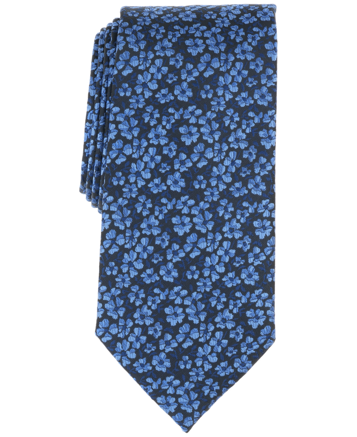 Shop Michael Kors Men's Deane Floral Tie In Navy