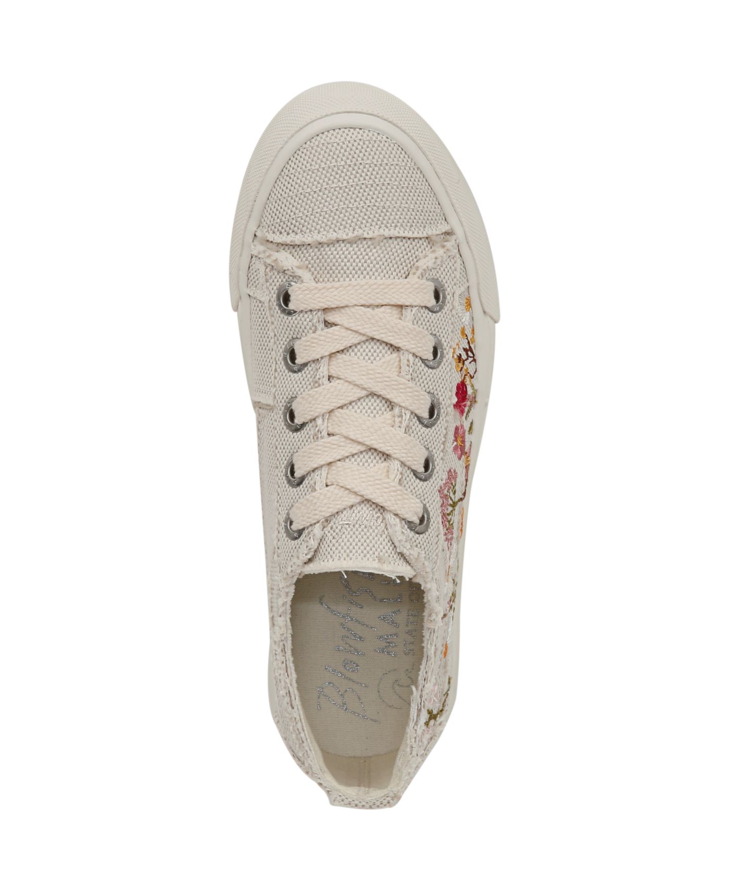 Женские кроссовки Blowfish Malibu Sadie-Sun Embroidered Lace Up Platform, цвет: Кремовый разноцветный — фото 4