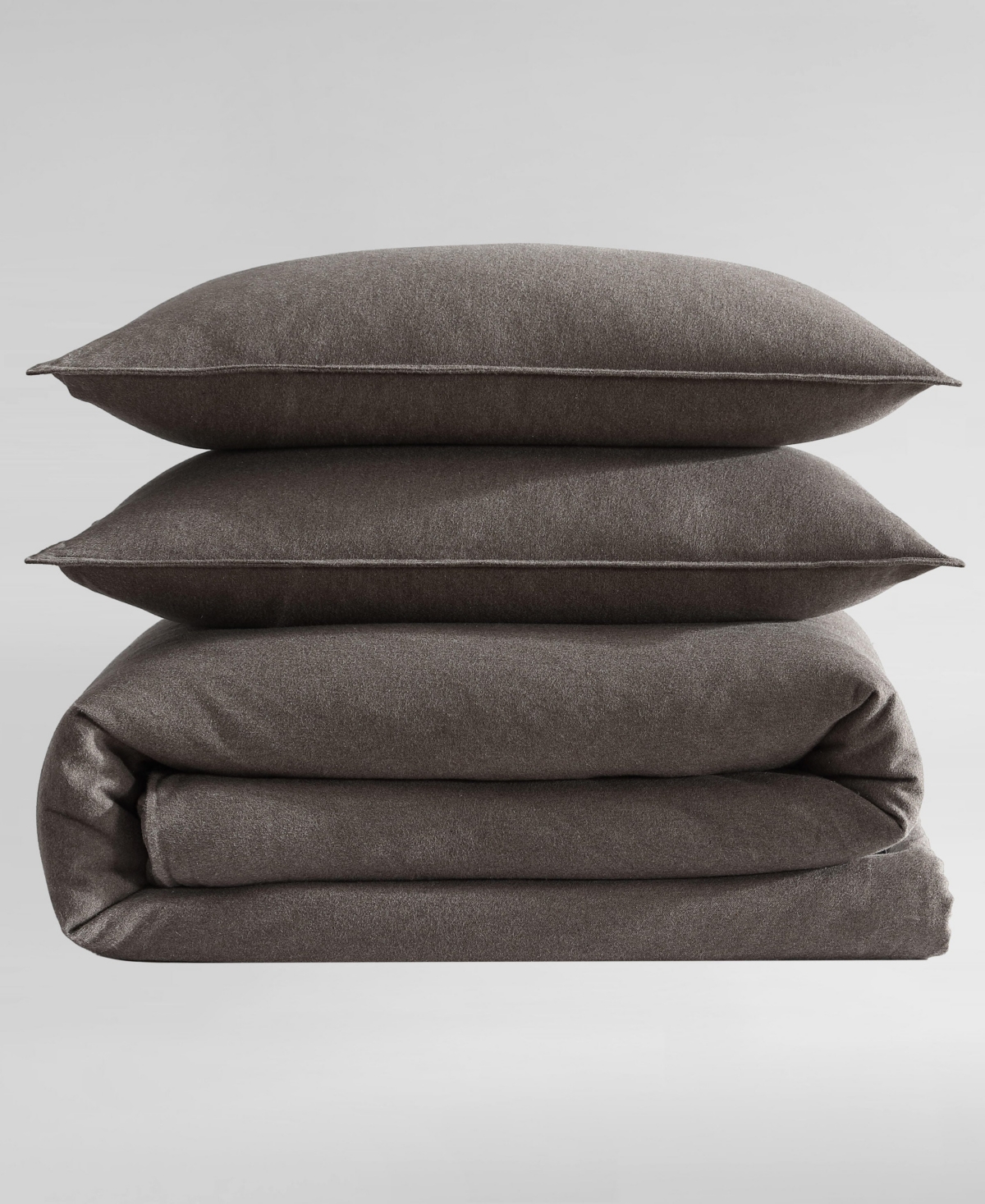 CALVIN KLEIN MELANGE FLANNEL 3-PC. COMFORTER SET, QUEEN 