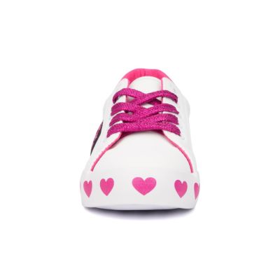 Little Girls Heart Outsole Low Top Sneaker