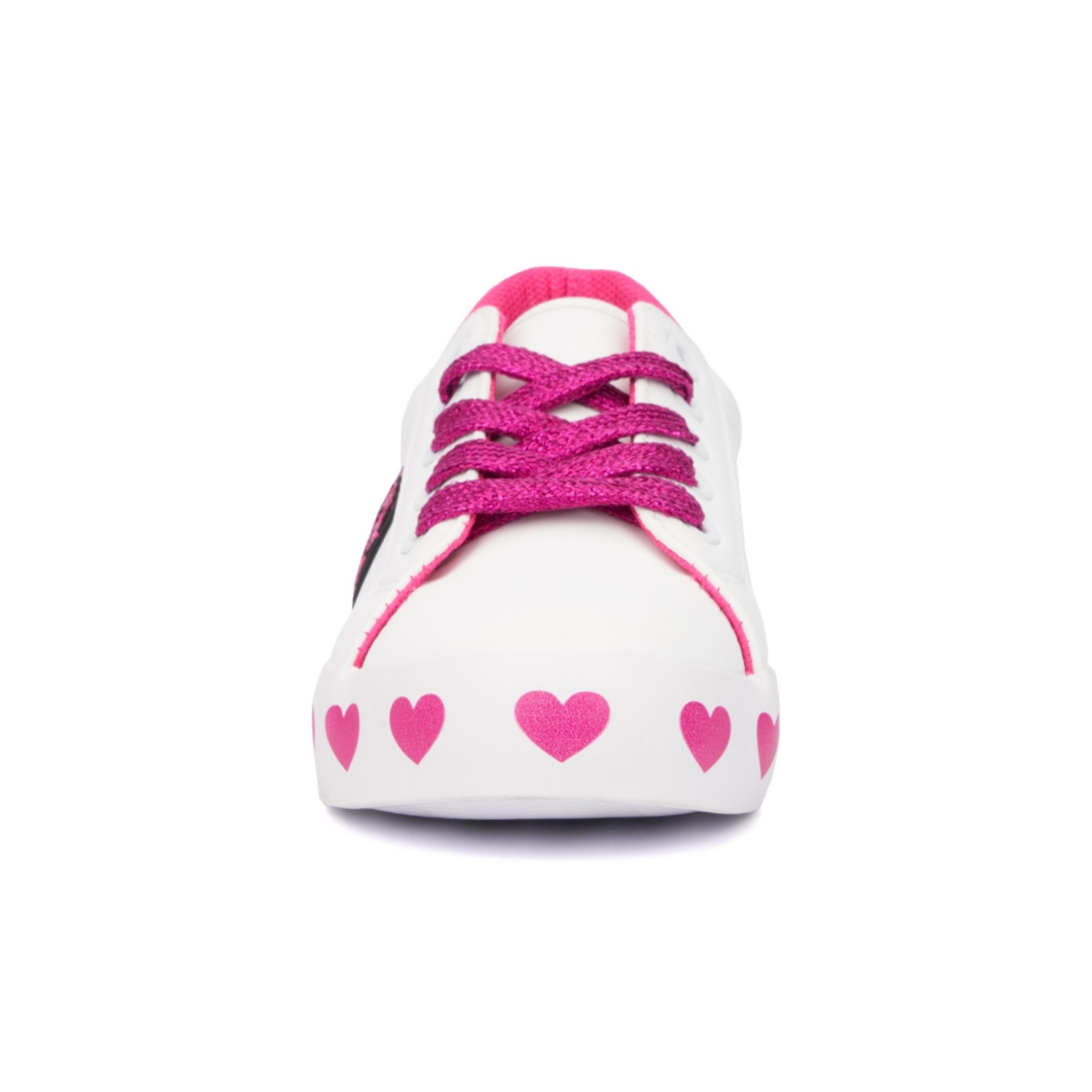 Olivia Miller Little Girls Heart Outsole Low Top Sneakers