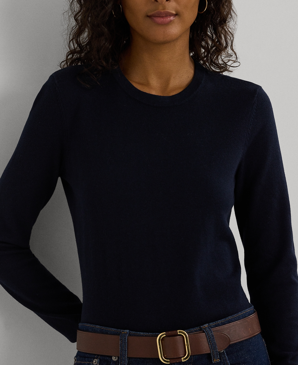 Ralph Lauren Petite Cotton-blend Sweater