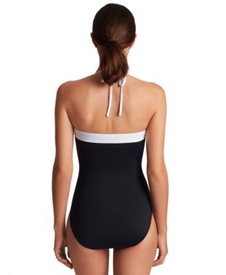 Women's Modern Bandeau One Piece Swimsuit 
