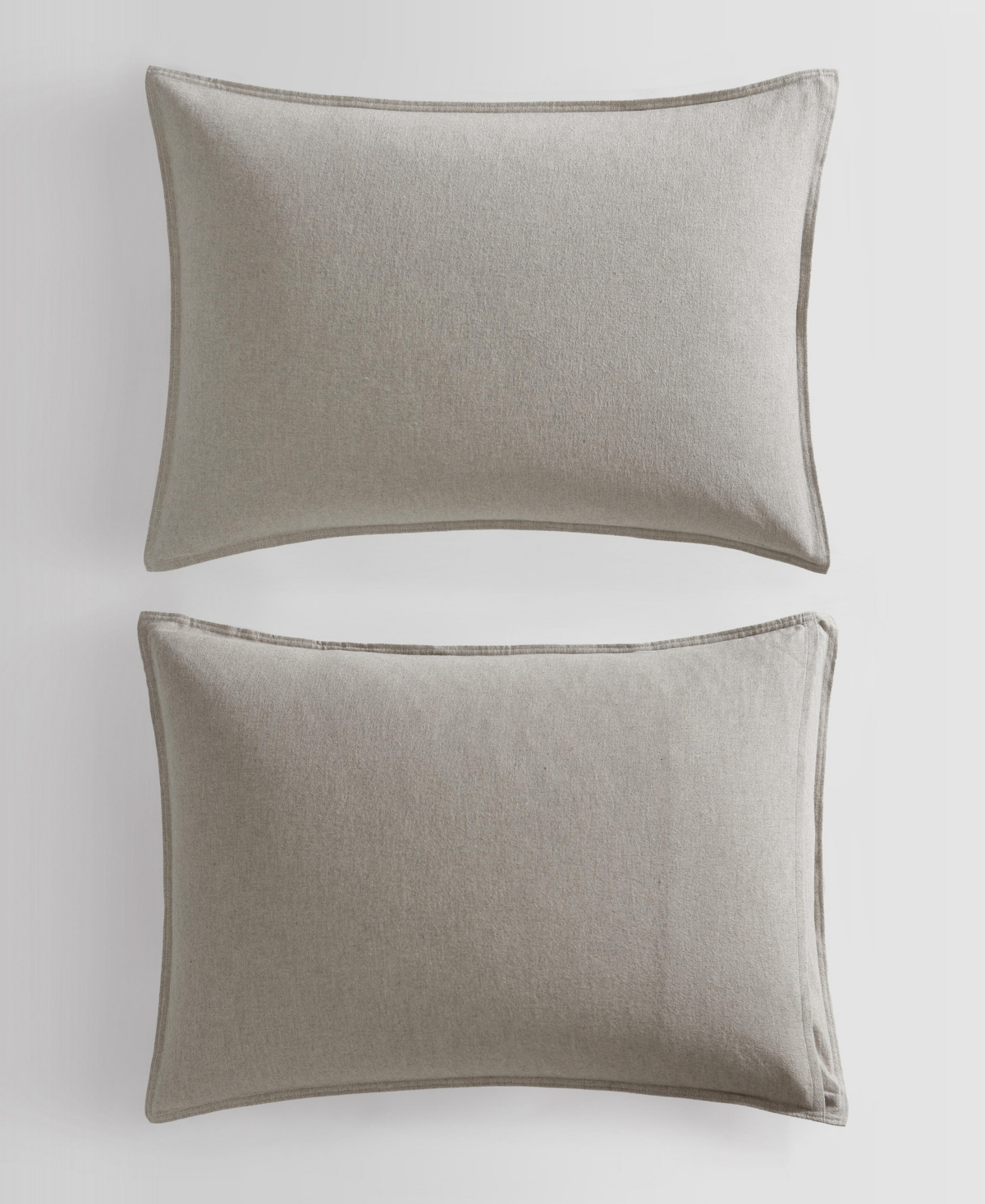 Shop Calvin Klein Melange Flannel 3-pc. Comforter Set, King In Natural