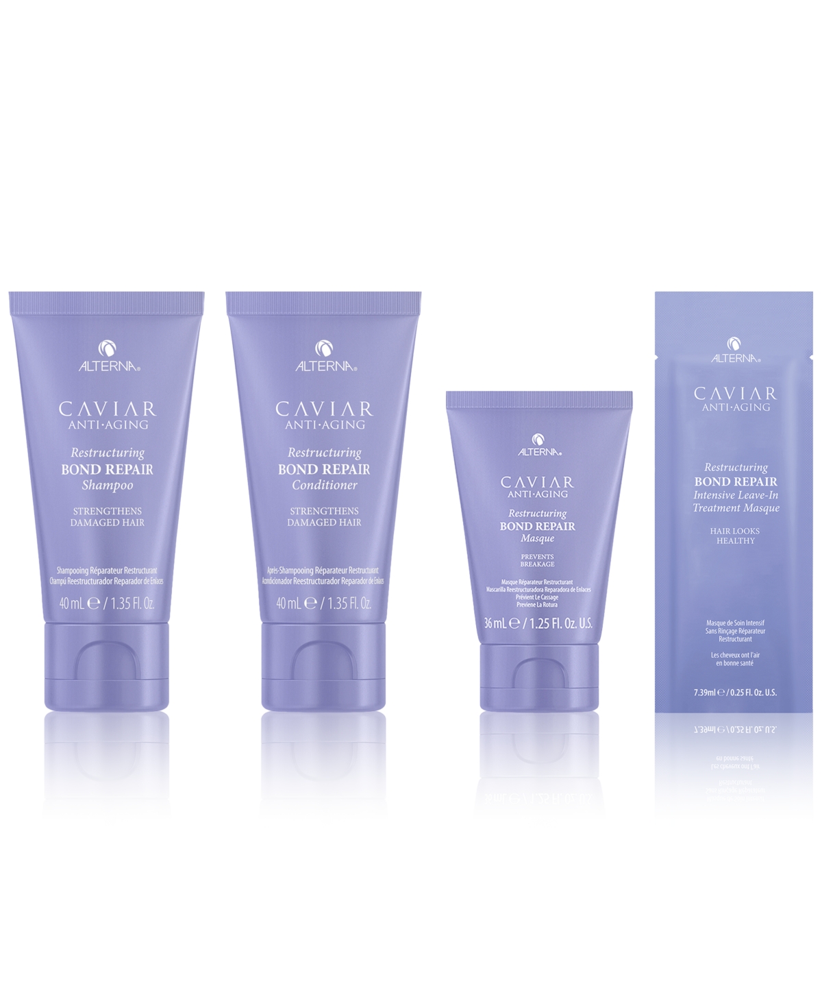 ALTERNA 4-PC. CAVIAR BOND REPAIR TRIAL SET