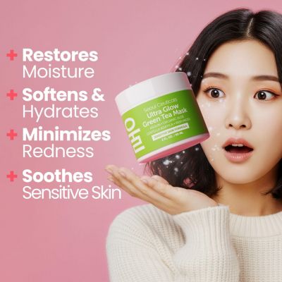 Korean Skin Care Green Tea Face Mask K Beauty Skincare