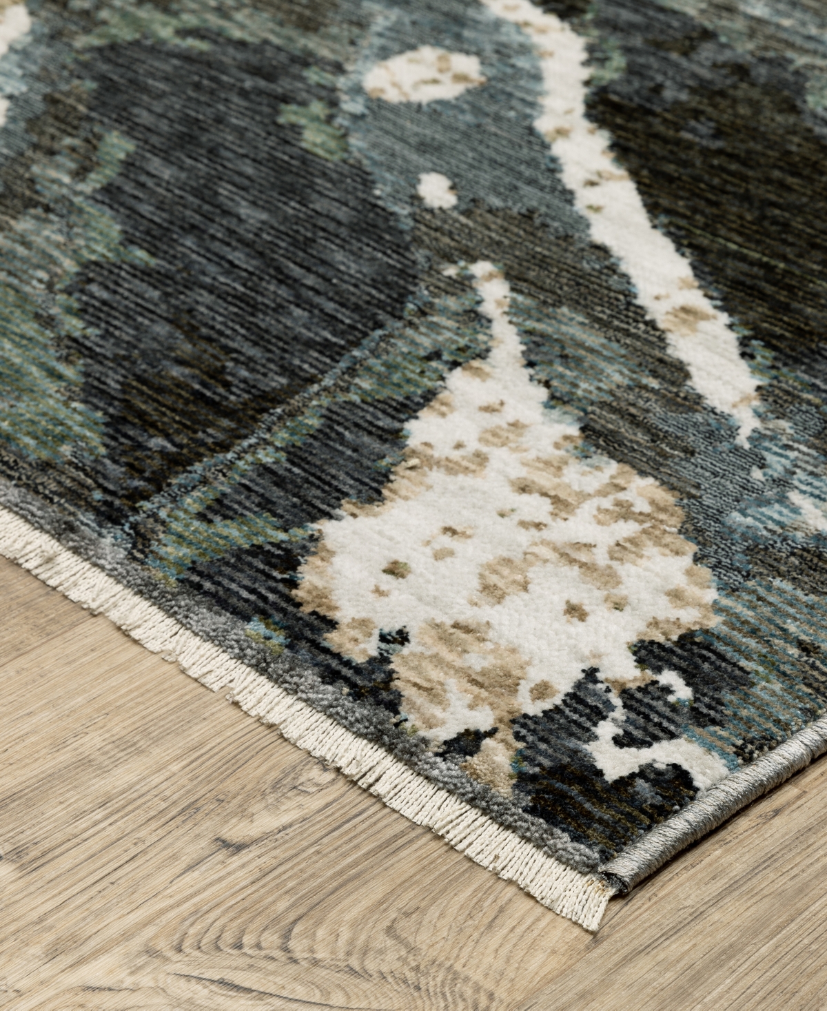 Oriental Weavers Echo Ech12 7'10"x10'10" Area Rug In Blue