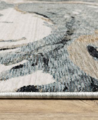 Oriental Weavers Echo Ech07 Rug Collection In Blue