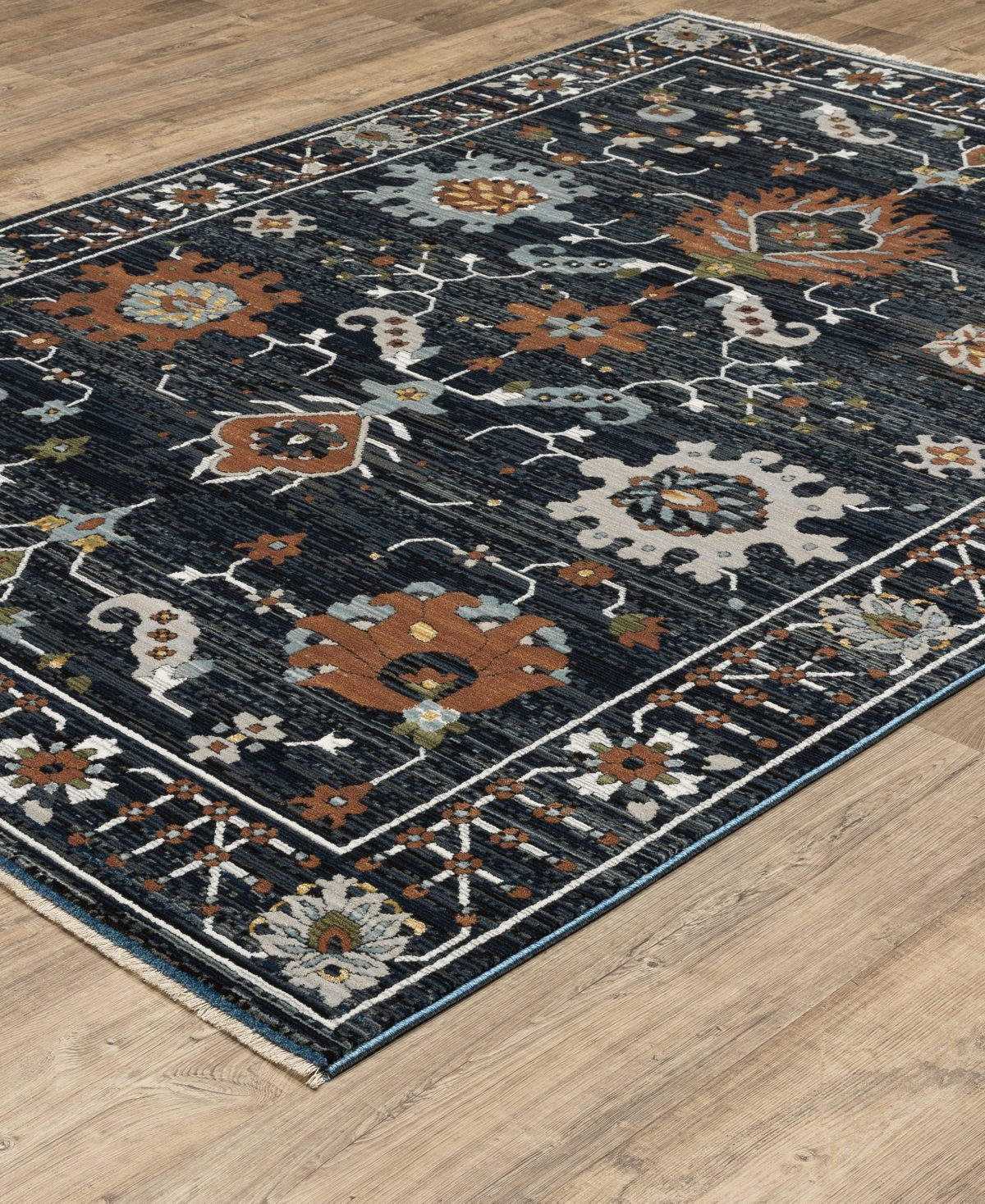 Oriental Weavers Keira Kei08 7'10"x10'10" Area Rug In Blue