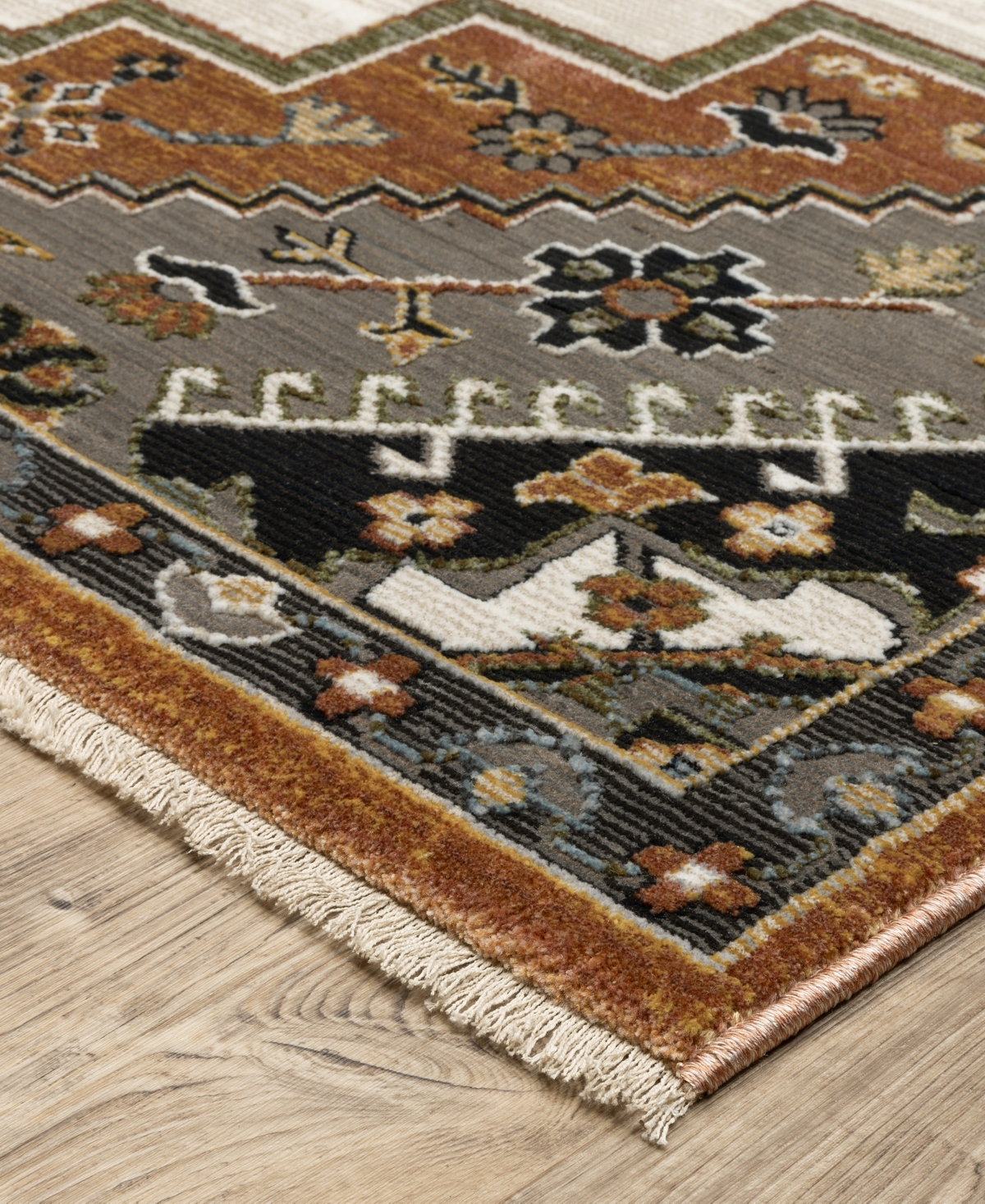 Oriental Weavers Keira Kei03 5'3"x7'6" Area Rug In Rust