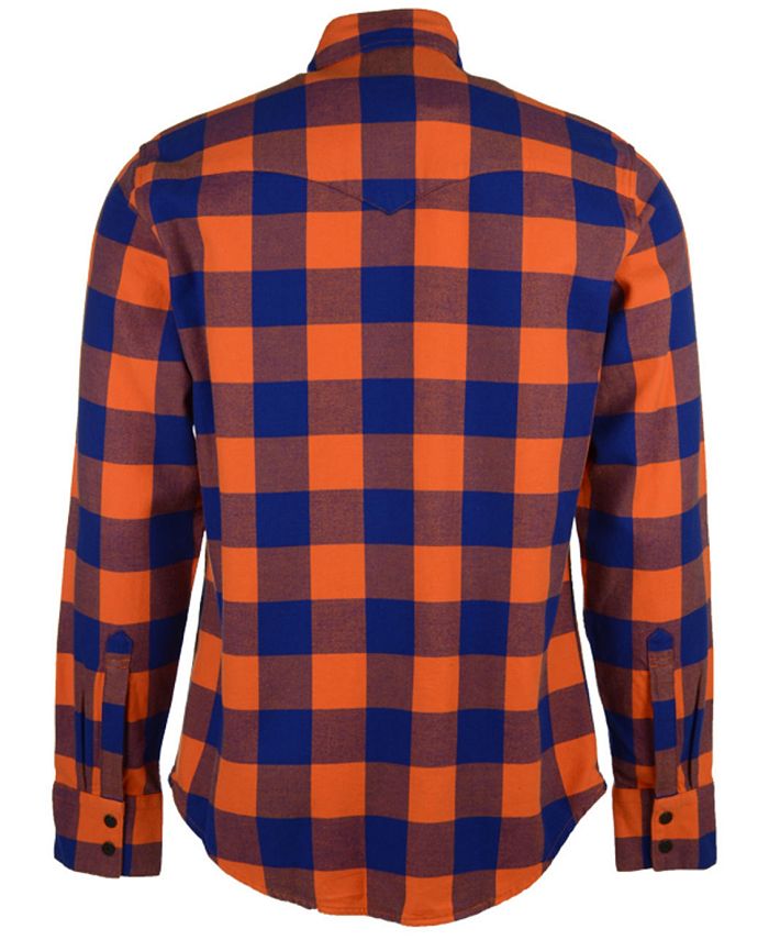 Levi's Men's Denver Broncos Plaid Button-Up Shirt - Macy's