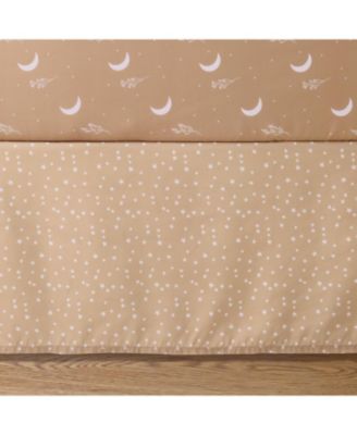 Crib Bedding Set for Baby Boys and for Baby Girls, Boho Celestial, 3 Pieces