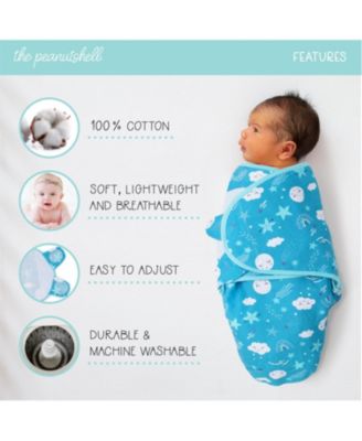 Baby Girls Newborn Swaddles Girls, 3 Pack Set, Twinkle